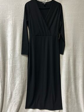Express | Dresses | Express A Line Dress Black Size | Poshmark